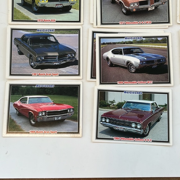 Vintage Collectable Muscle Car cards “Oldsmobile “ Pontiac”& Buick - Picture 3 of 8